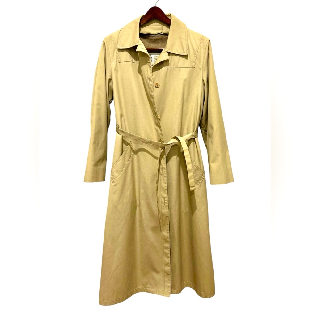 London Fog Belted Trench Coat with Removal Lining Size 12
